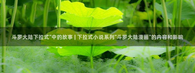 虫虫漫画免费漫画页面在线下载：斗罗大陆下拉式\